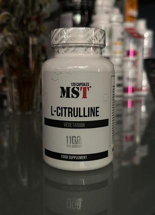 Амінокислота цитрулін mst l-citrulline, 120 капсул