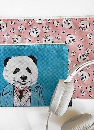 Комплект косметичок double (2 шт) pandaman