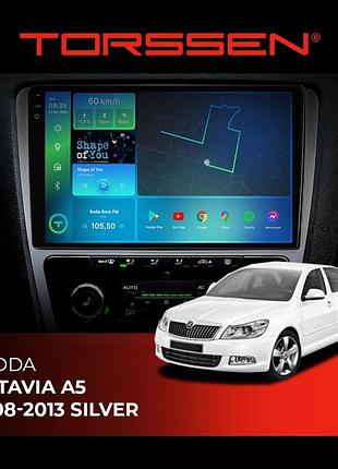 Torssen штатна магнітола torssen 2k skoda octavia a5 08-13 silver f106128 4g carplay dsp