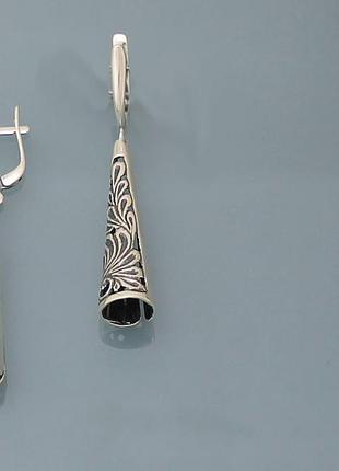 Серьги из серебра 925 пробы хартов 2758