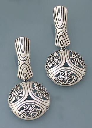 Серьги из серебра 925 пробы хартов 2750