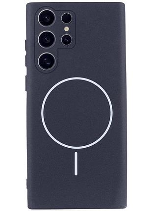 Чохол silicone cover lakshmi full camera (aa) with magfit для samsung galaxy s24 ultra темно-синій / midnight blue
