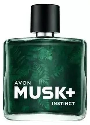 Avon musk instinct туалетна вода для чоловіків 75мл