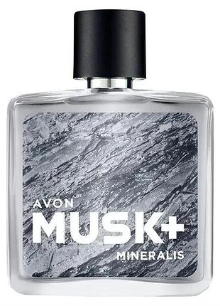 Avon musk mineralis туалетна вода для чоловіків 75мл