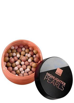 Avon хайлайтер у кульках light peach/світло - персиковий 28г