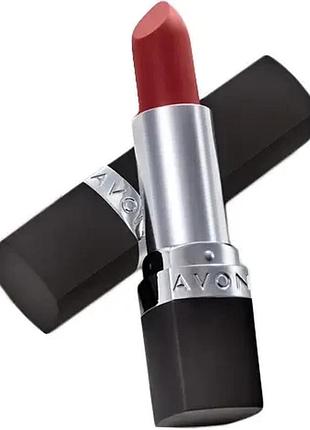 Avon зволожувальна матова губна помада «ультра»,royal plum / королівський сливовий 3,6 г