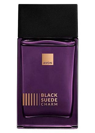 Avon black suede туалетна вода black suede charm, 100 мл
