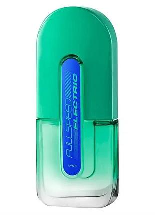 Avon чоловіча туалетна вода full speed electric, 75 мл