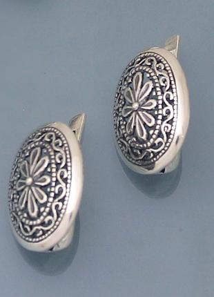 Серьги из серебра 925 пробы хартов 2386