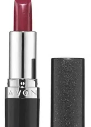 Avon зволожувальна мерехтлива губна помада «ультра» , 91 rosy lumos - сяюча троянда3,6 г