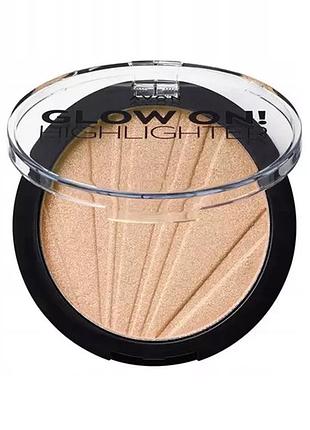 Avon glow on highlighter хайлайтер для обличчя і тіла pink glow 12,5г