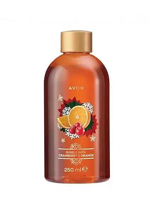 Avon bubble bath лосьйон для купання cranberry & orange 250мл
