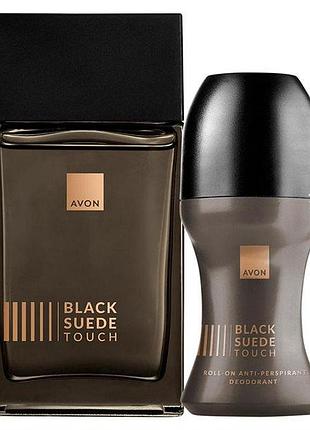 Avon набір black suede touch