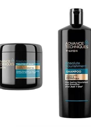 Avon advance techniques набір для волосся «абсолютне живлення»