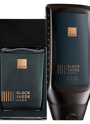 Avon набір black suede dark для чоловіків