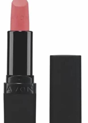 Avon зволожувальна матова губна помада «ультра»,15 pure pink/ ніжно ліловий 3,6 г