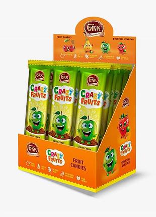 Пастила бкк «crazy fruits» яблуко 420г (30шт)
