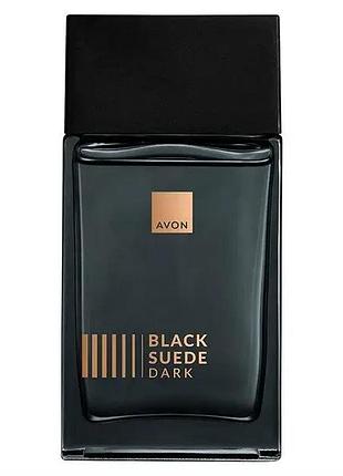Avon black suede dark туалетна вода для чоловіків 75мл