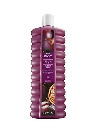 Avon senses піна для ванни «пряна слива», 1000 мл