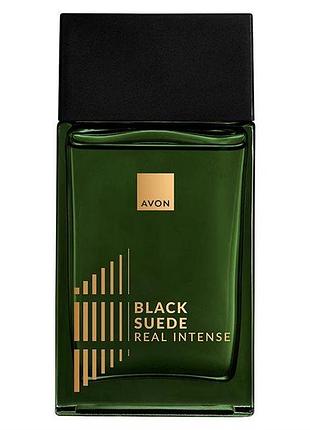Avon туалетна вода black suede real intense, 100 мл