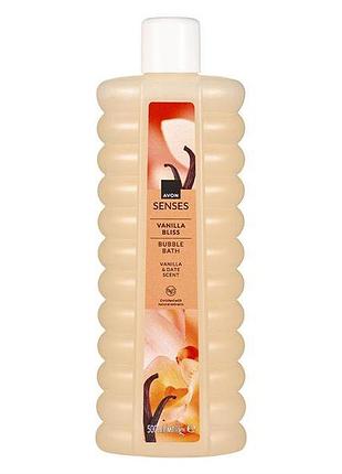 Avon sense піна для ванни «ванільна насолода», 500 мл