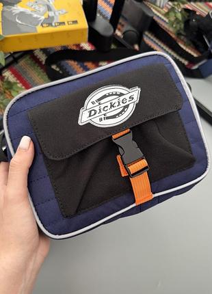 Dickies сумка через плече / сумка на плече / дікес / сумки / чоловічі сумки через плече / сумка чоловіча синій