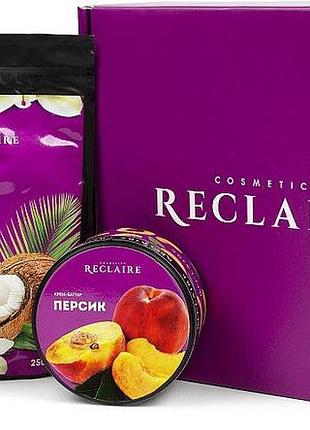 Холодный антицеллюлитный комплекс для похудения: скраб, обертывание и баттер для тонуса, гладкости и упругости кожи reclaire
