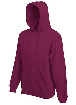 Мужская толстовка с капюшоном classic hooded 2xl 41 бордовый