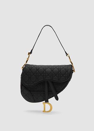 💎 christian dior saddle bag in ultra matte black