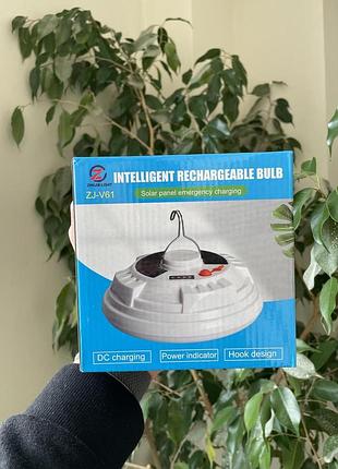 Intelligent rechargeable bulb светодиодная лампа, перезаряжаемая с солнечной панелью