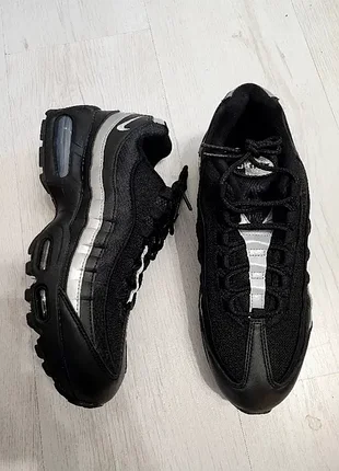 Кроссовки nike air max 95 big bubble metallic silver новые original