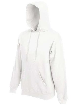 Чоловіча толстовка з капюшоном classic hooded 2xl 30 білий