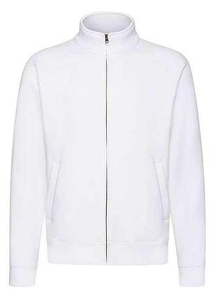 Кофта мужская на замке premium jacket xl 30 белый