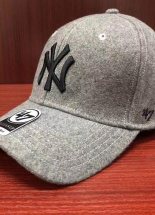 Бейсболки кепки new york полушерсть5 фото