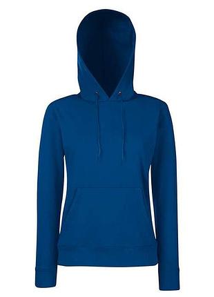 Женская толстовка с капюшоном classic hooded xs 32 темно-синий