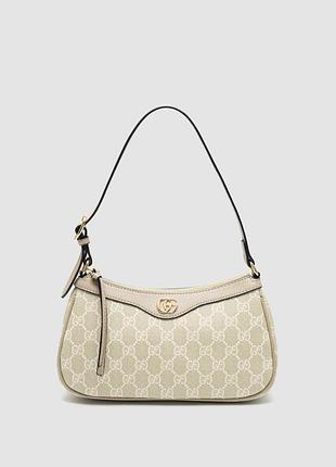 💎 gucci ophidia gg medium handbag beige/white supreme 24 х 12 х 6 см