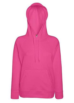 Толстовка жіноча з капюшоном lightweight hooded xs 57 малиновий