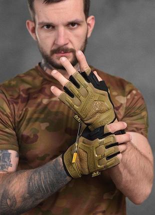 Рукавички тактичні безпалі mechanix m-pact gloves coyote