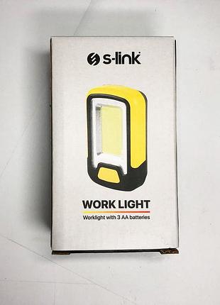 Кемпинговый аккумуляторный фонарь прожектор портативный s-link sl-f673, освещение zj-456 для кемпинга