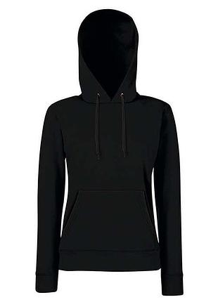 Женская толстовка с капюшоном classic hooded xl 36 черный