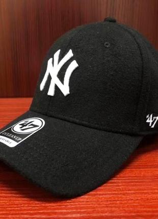 Бейсболки кепки new york напіввовна