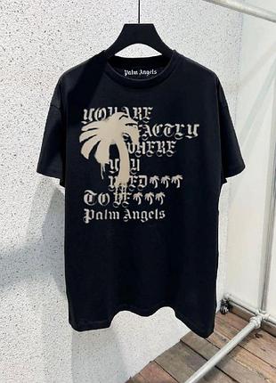 Футболка оверсайз palm angels