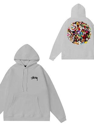 Мужской худи на флисе stussy