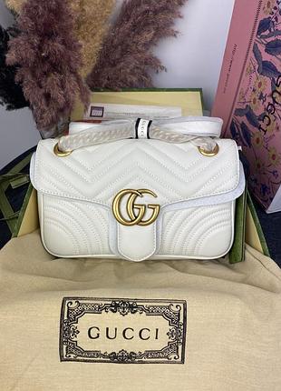Gucci marmont milk 26х16х7