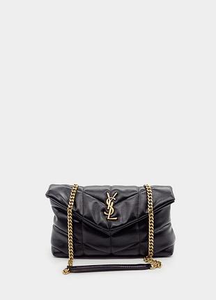 Saint laurent loulou puffer small in black 23x17x5