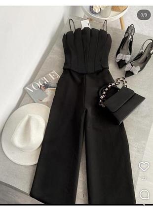 Zara, шикарний, комбінезон, ромпер, святковий
