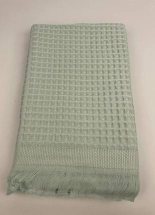 Полотенце 70х140 см waffle light blue