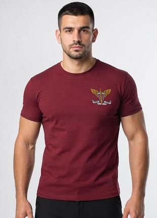 Летняя футболка military burgundy дшв 54