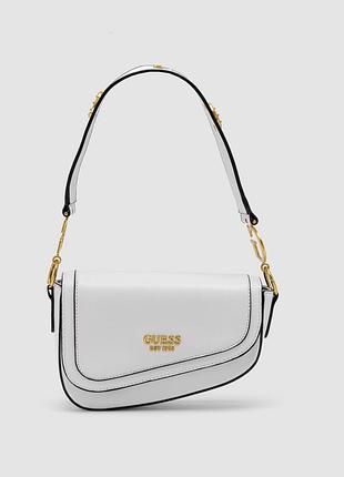 💎 guess saddle bag g dream white 21 х 15 х 5 см