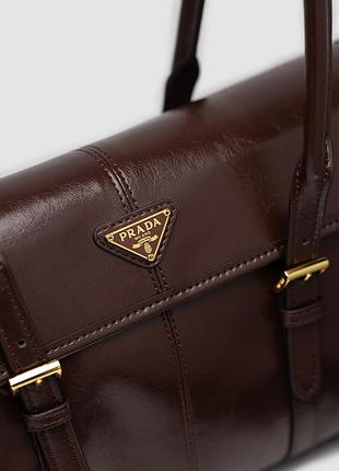 💎 prada medium leather shoulder bag burgundy
